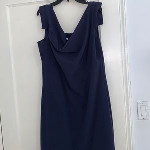 JOHN PAULRICHARD- navy blue dress